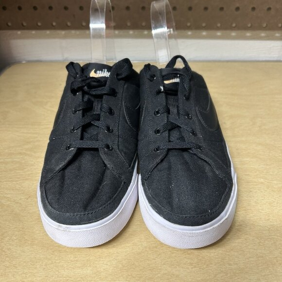 NikeCourt Legacy Mule Black White Slip-On Shoes Women’s Size 10 (DB3970-001) - Picture 3 of 9